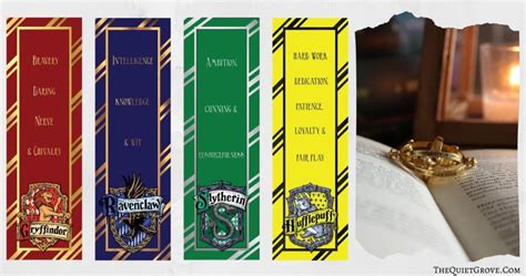 Harry Potter Bookmarks Printable