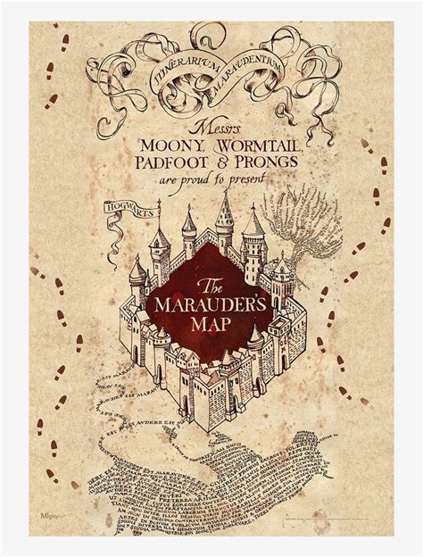 Harry Potter Marauders Map Printable