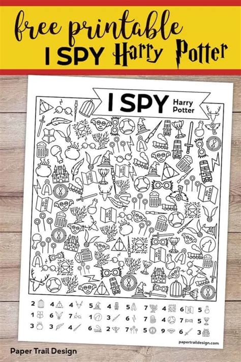 Harry Potter Printable Activities