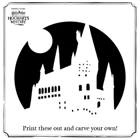 Harry Potter Pumpkin Templates