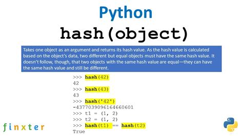 Hash Function in Python