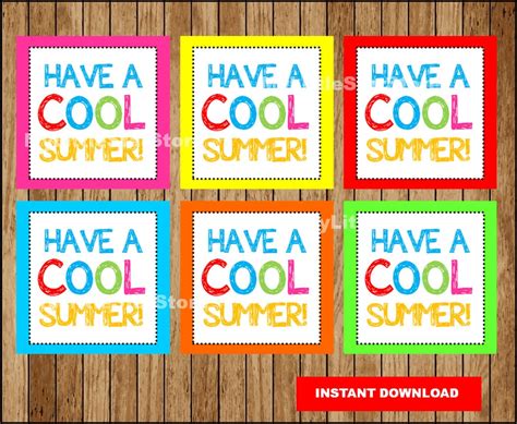 Have A Cool Summer Free Printable