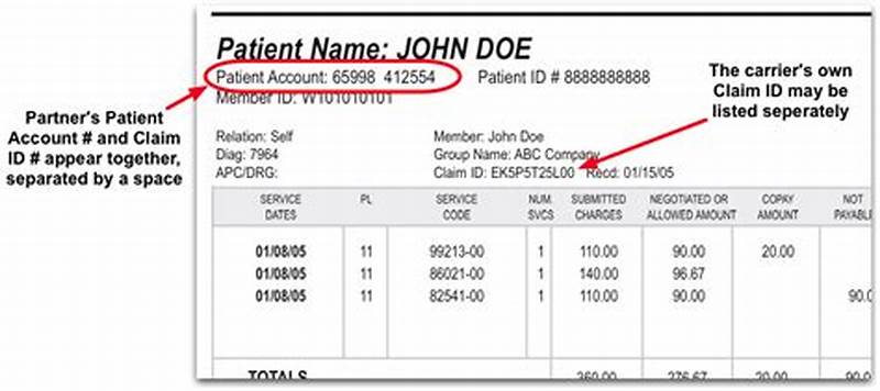 Health Insurance Claim Number Example