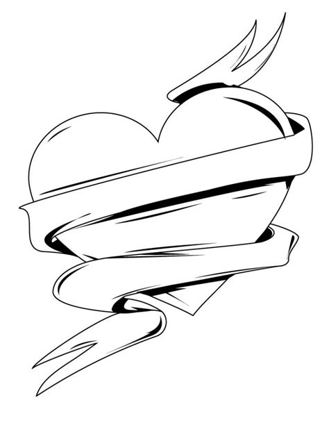 Heart Coloring Pages Free Printable