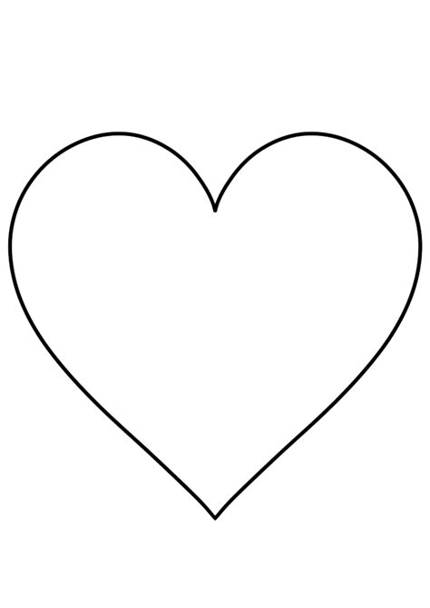 Heart Cutout Template