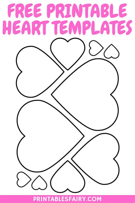 Heart Printable Templates