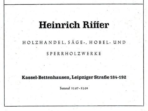 Heinrich Riffer GmbH & Co. KG