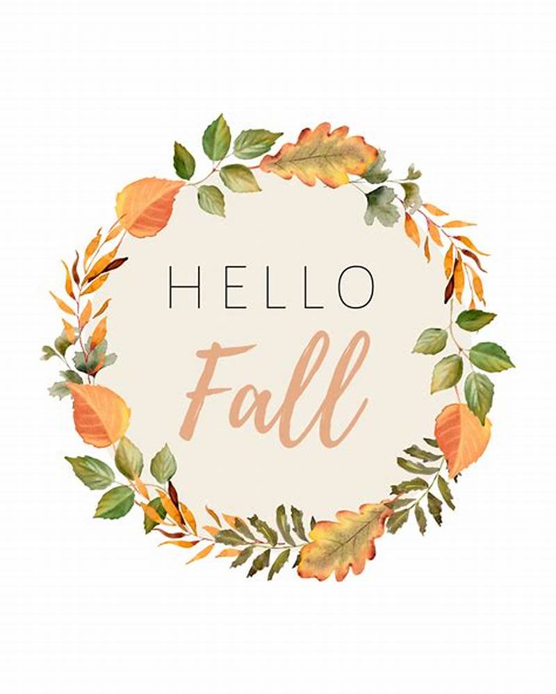 Hello Fall Printable