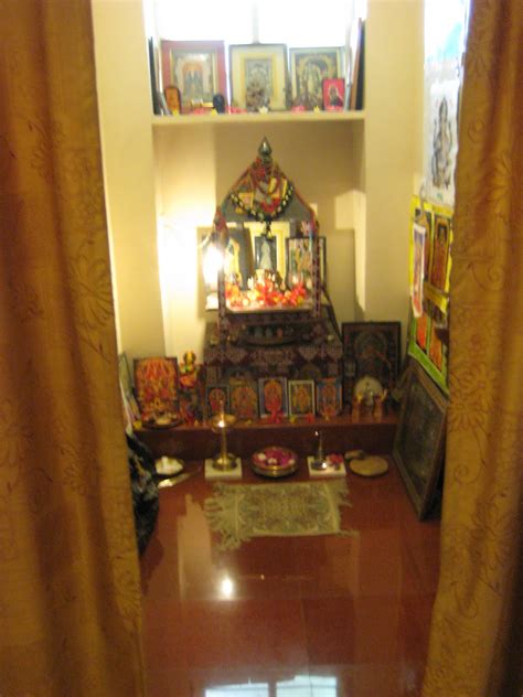Hindu prayer room location