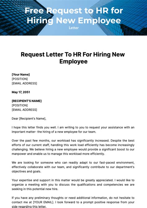 Hired Letter Template