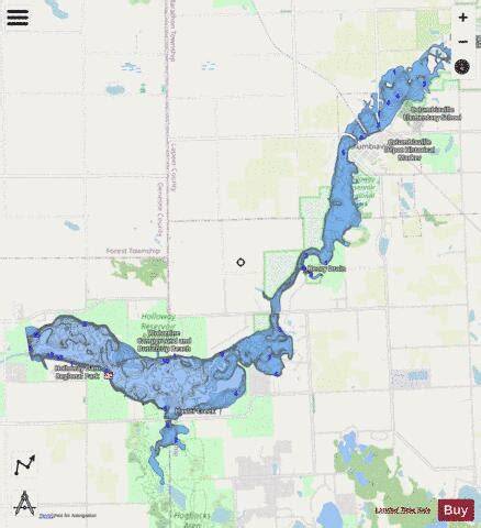 Holloway Reservoir Depth Chart
