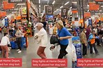 Home Depot Dog Fight