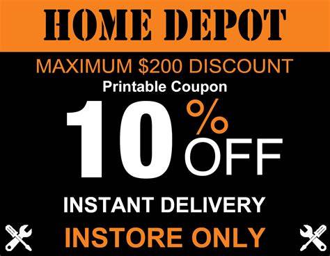 Home Depot In-store Printable Coupons November 2016