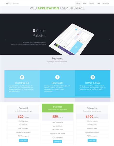 Homepage Php Template