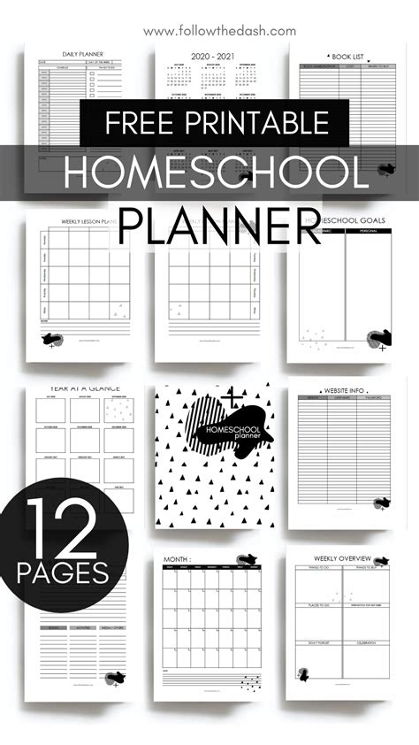 Homeschool Planner Free Printable