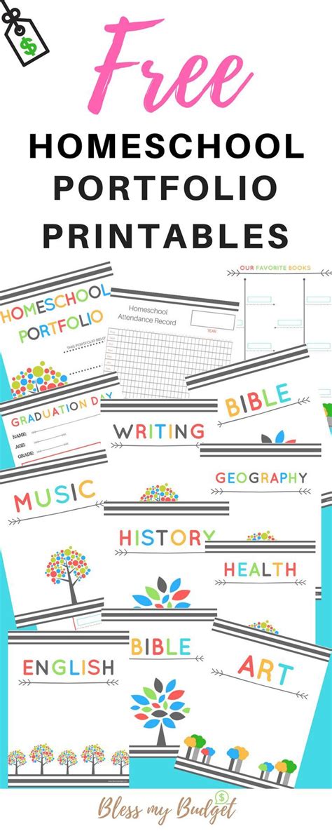 Homeschool Portfolio Template