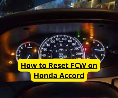 Honda Accord FCW
