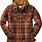 Hooded Flannel Shirt Jacket