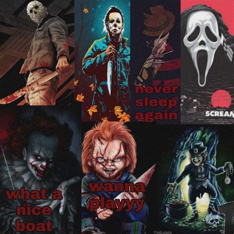 Horror Movie Collab Wallpaper