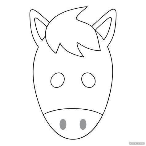 Horse Face Template