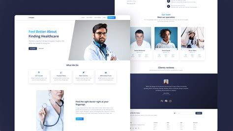 Hospital Web Page Template