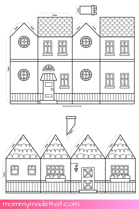House Template To Color