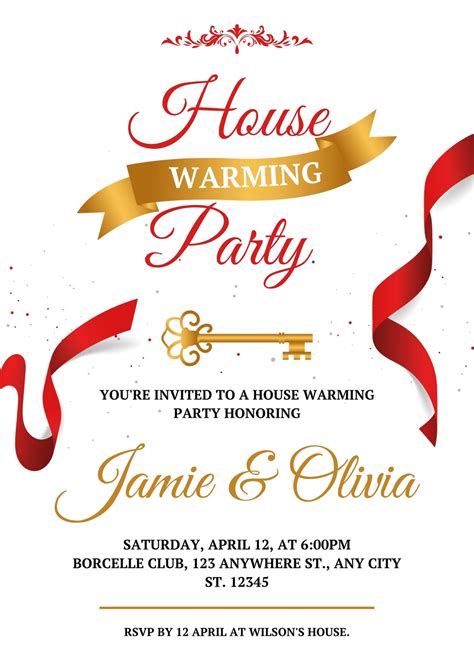 House Warming Invitation Template