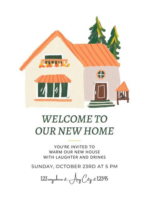 Housewarming Card Template