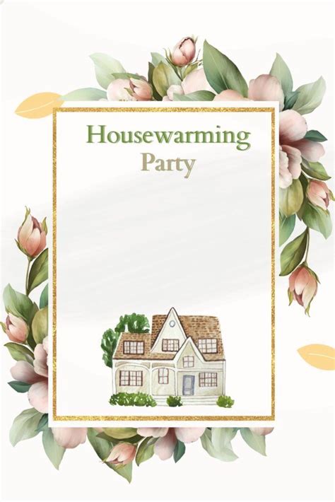 Housewarming Invite Template