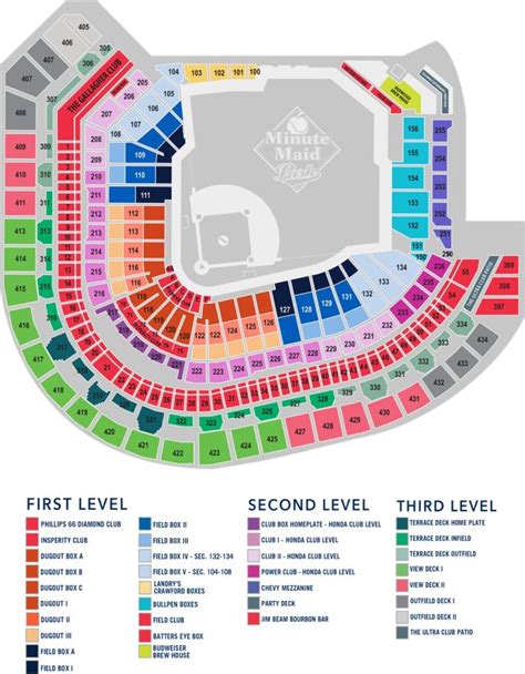 Houston Astros Tickets Seating Chart
