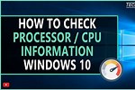 How Do Find Out What Processor I Have