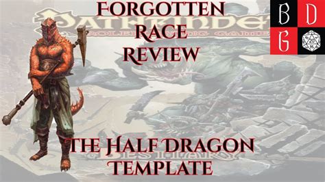 How Does The Half Dragon Template Work Pathfinder