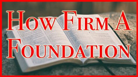 How Firm a Foundation (2008) film online,Mickey Reece,Jean Keef,Harry Merry,James Paulsgrove,Dallos Paz