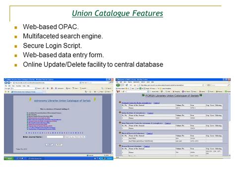 How Is Union Catalogue Different From Web Opac