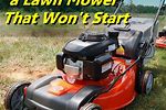 How Lawn Mower Repair Start T That to Won