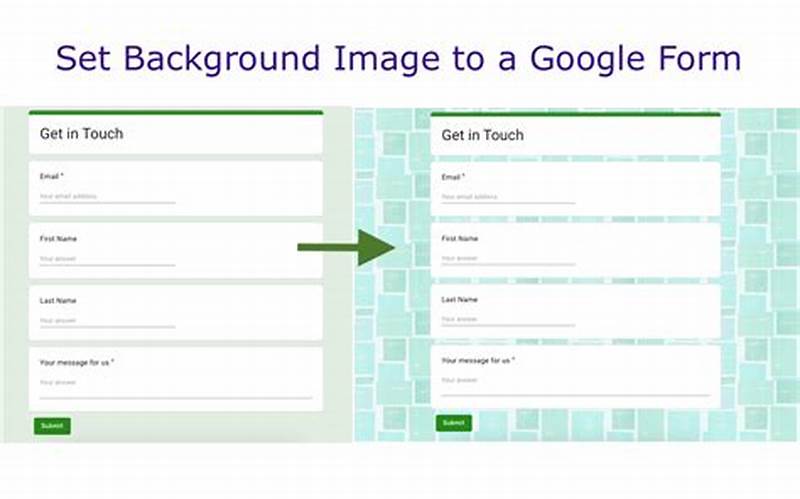 How To Add Background To Google Form