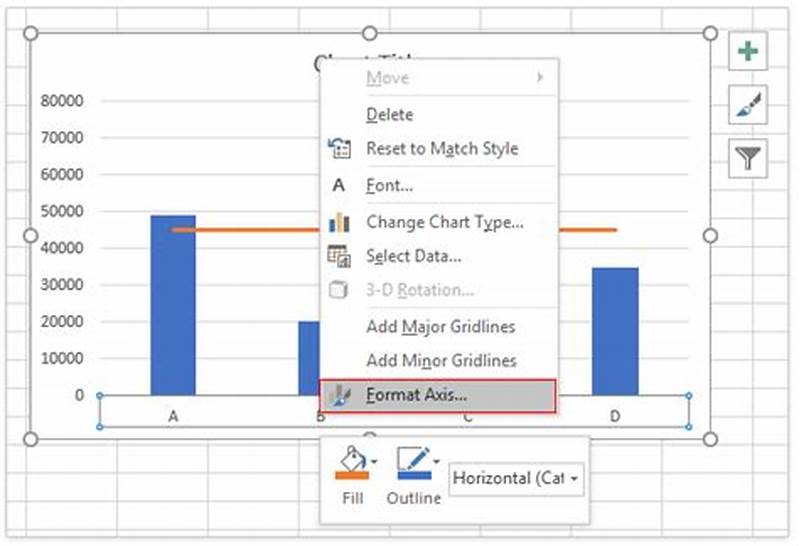 How To Add Baseline In Excel Chart