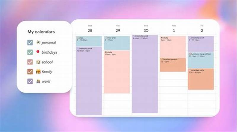 How To Add Color To Calendar