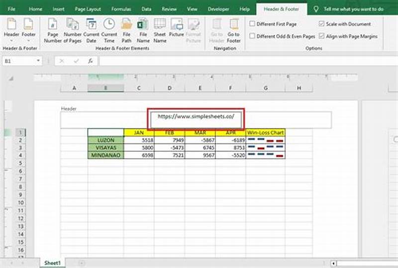 How To Add Header To Excel Chart