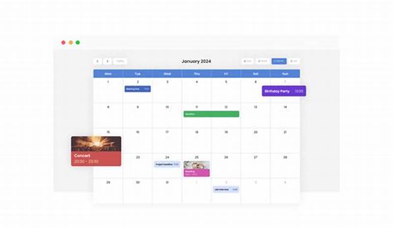 How To Add Interactive Calendar To Website