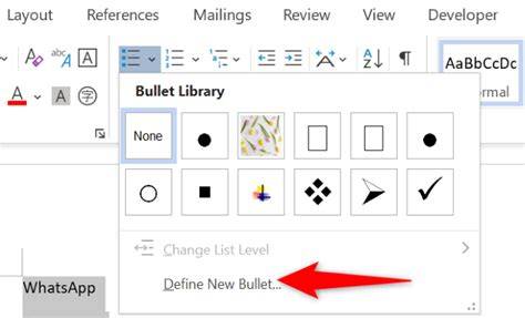 How To Add New Bullets In Word 2007 Template