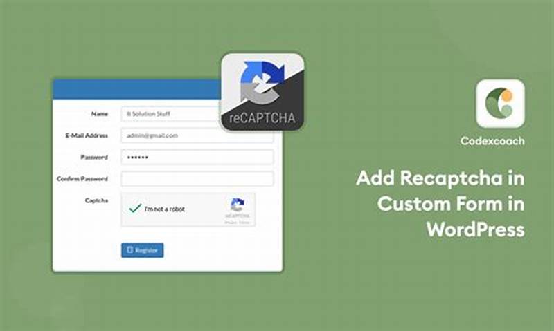 How To Add Recaptcha To A Form