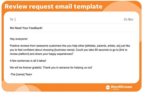 How To Ask For Performance Feedback Email Template