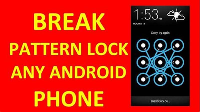 How To Break Unlock Pattern On Android