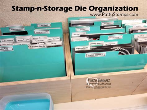 How To Catalog Stamps And Dies For Storage