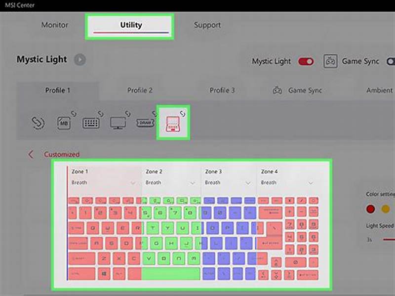 How To Change Color Pattern On Keyboard