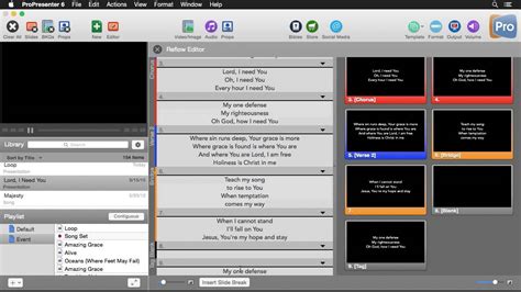How To Change Default Template In Propresenter 6