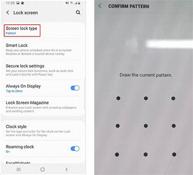 How To Change Lock Pattern In Samsung