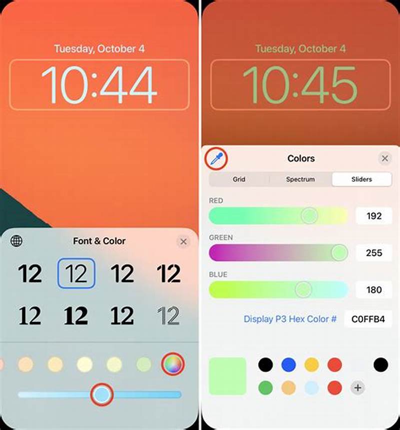 How To Change Lock Screen Pattern Color
