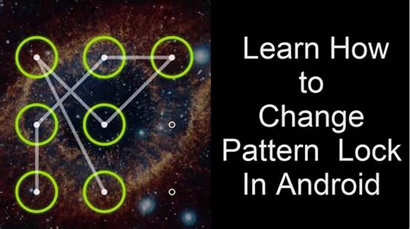 How To Change The Pattern Lock